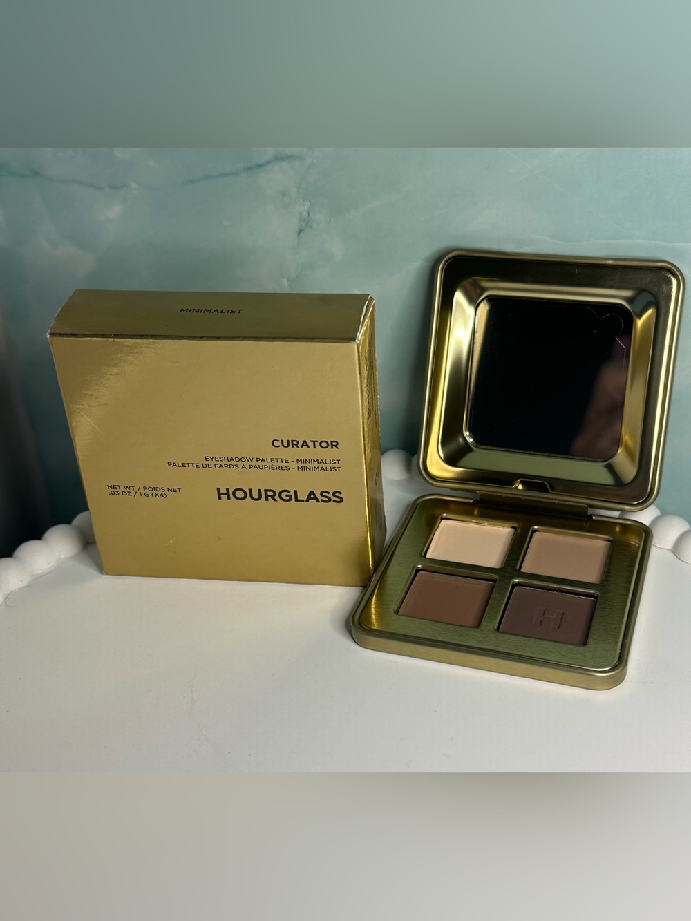 HOURGLASS Curator Eyeshadow Palette Minimalist Eyeshadow Quad New In Box